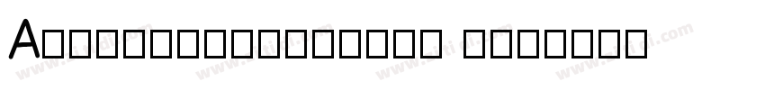 AvenirNextGEOW82 Dem字体转换